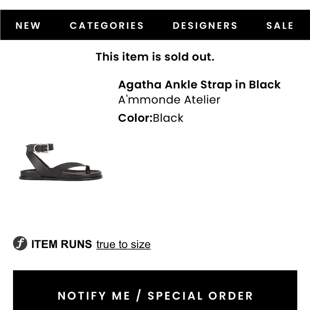 Black Sandals